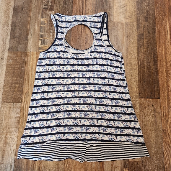 Maurices Striped Floral Tank - Picture 2 of 3